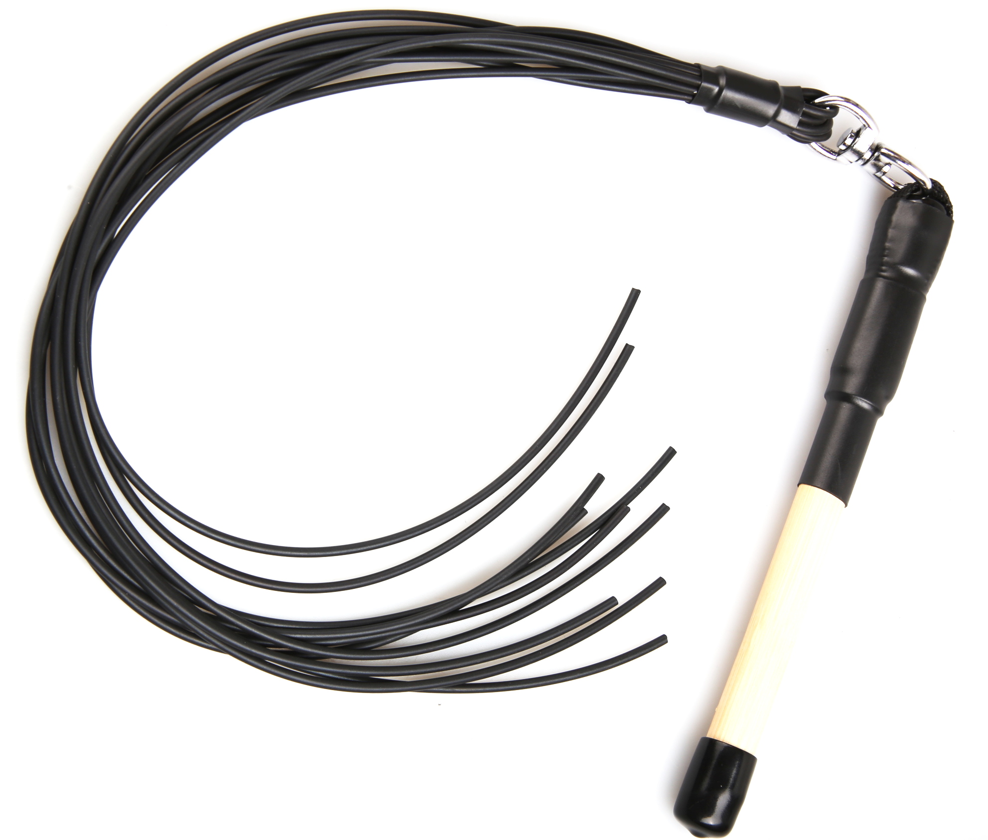 PEITSCHE - Kleine Gummipeitsche Drehpeitsche Rundgummistriemer