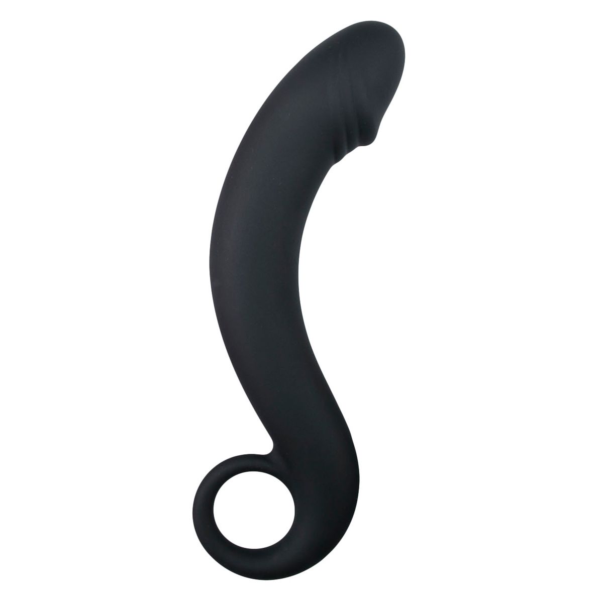 Anal Prostata-Dildo aus Silikon – Schwarz