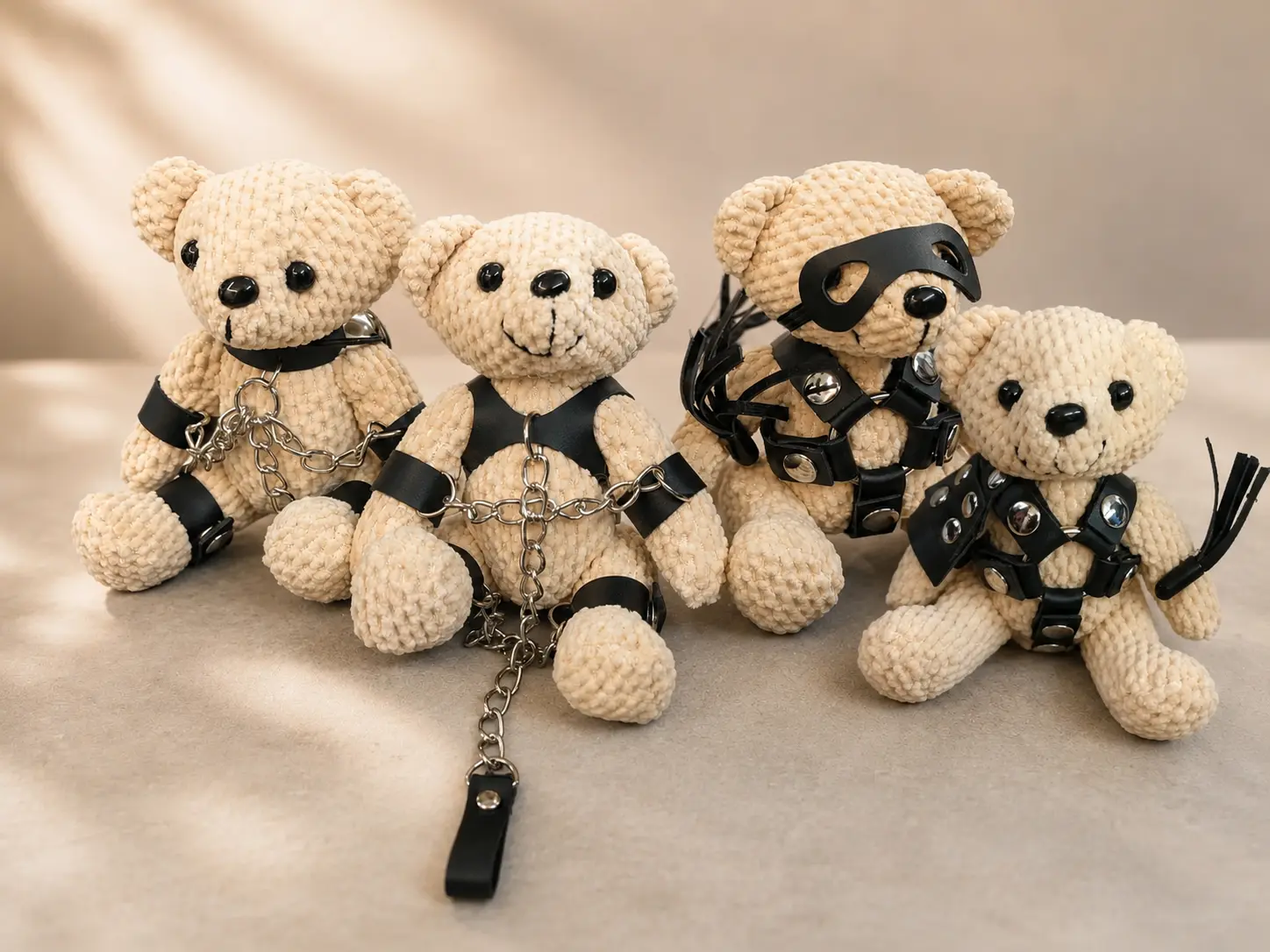 Keyholder - Bondage Bärchen - vier Varianten!