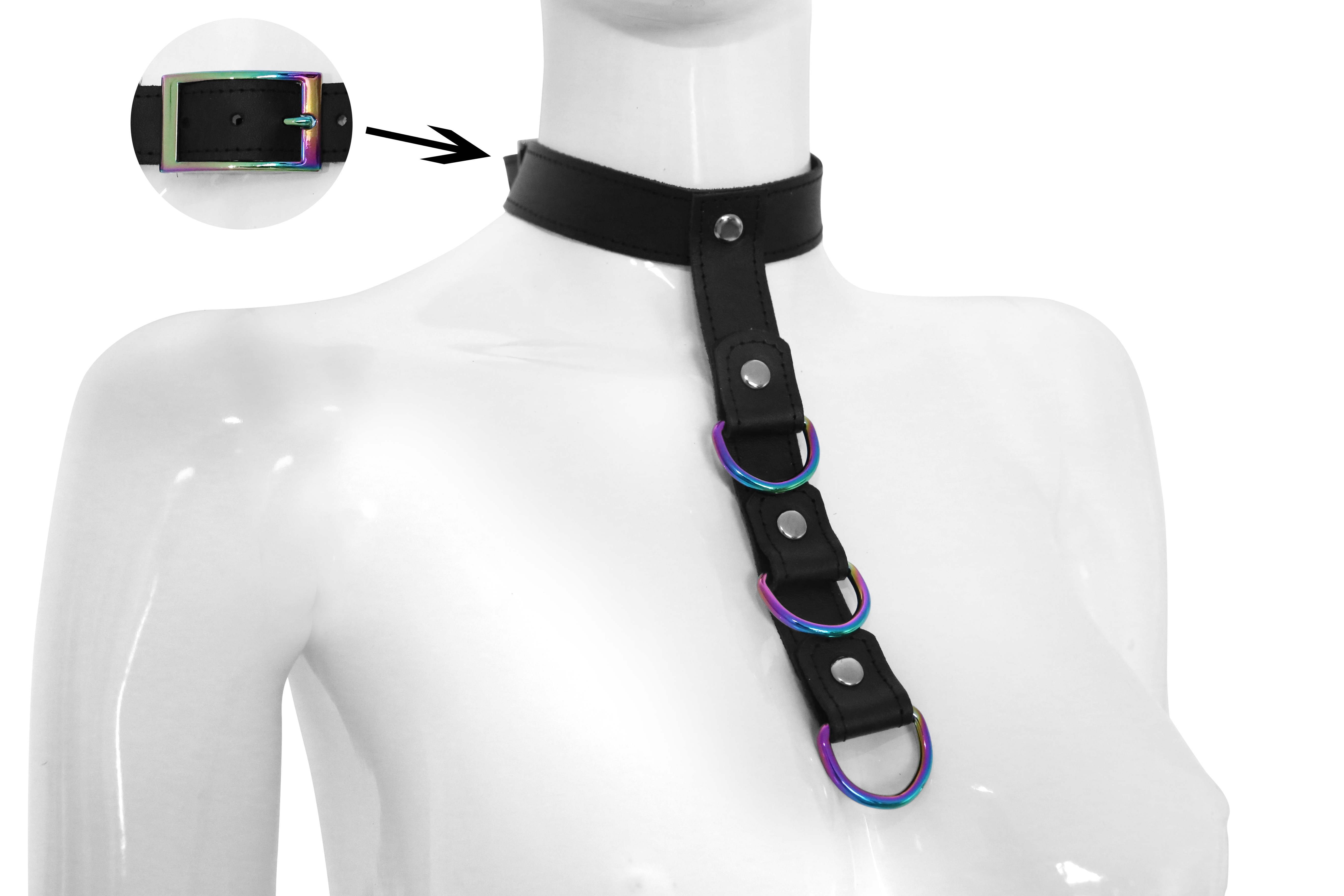 Halsfessel mit Verbindungsgurt