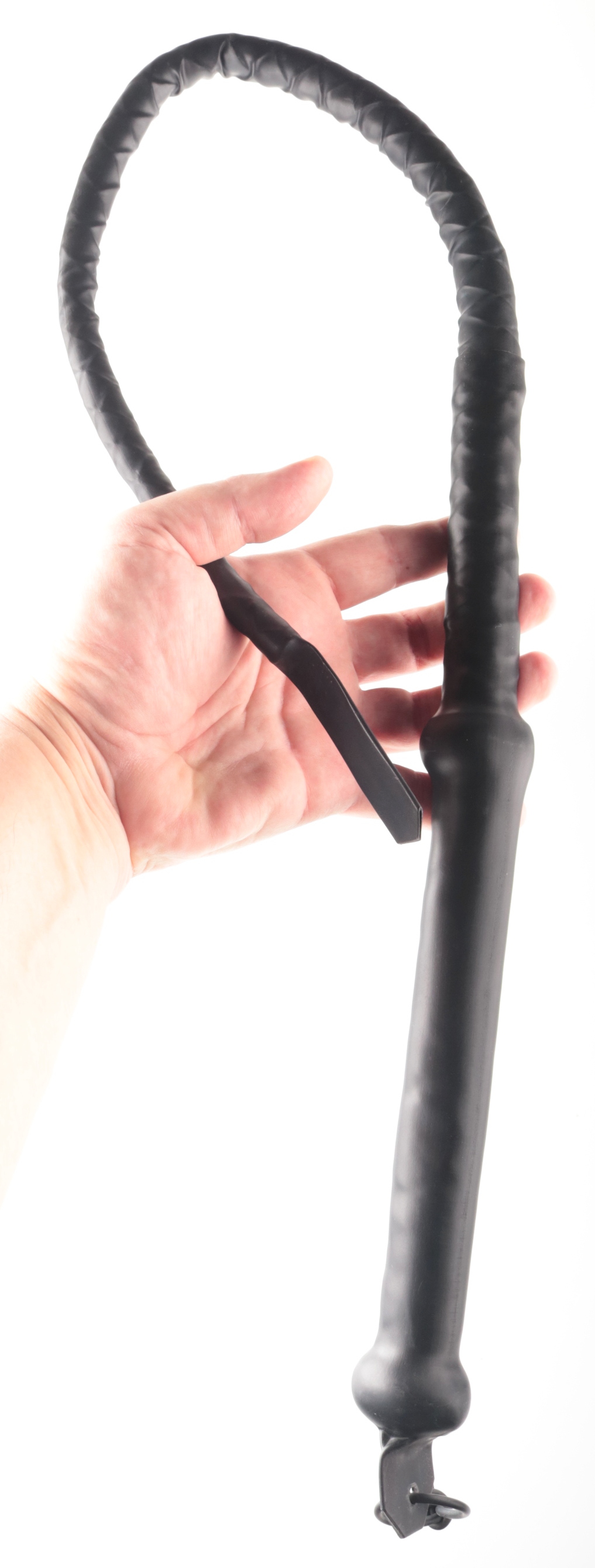 GUMMI Peitsche lang - mit Klatsche