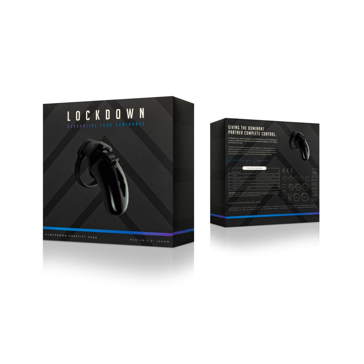 Lockdown Cock-Cage in Grösse "medium"