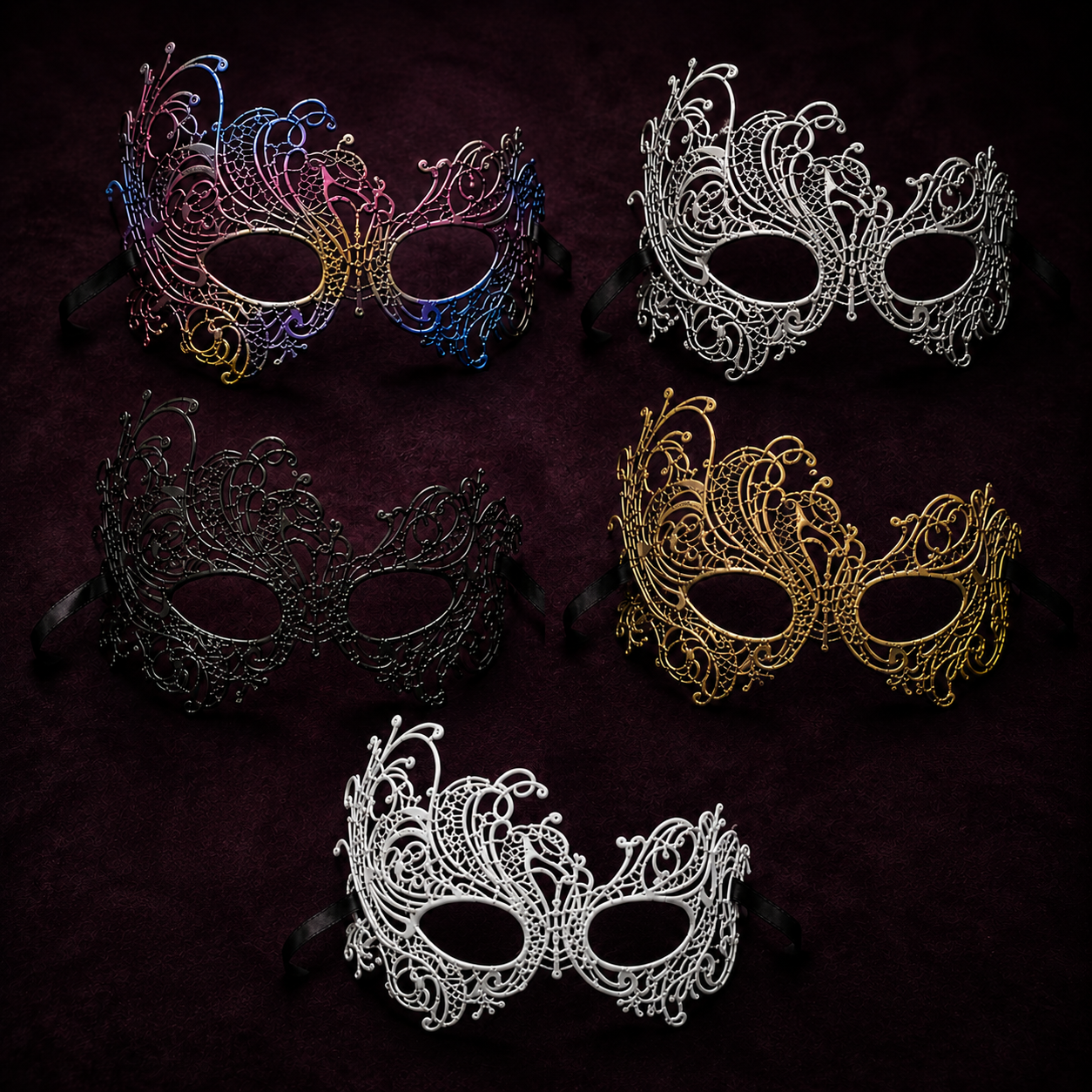 venezianische Maske in gold!