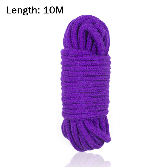 Baumwollseil 8mm 10 Meter in lila!