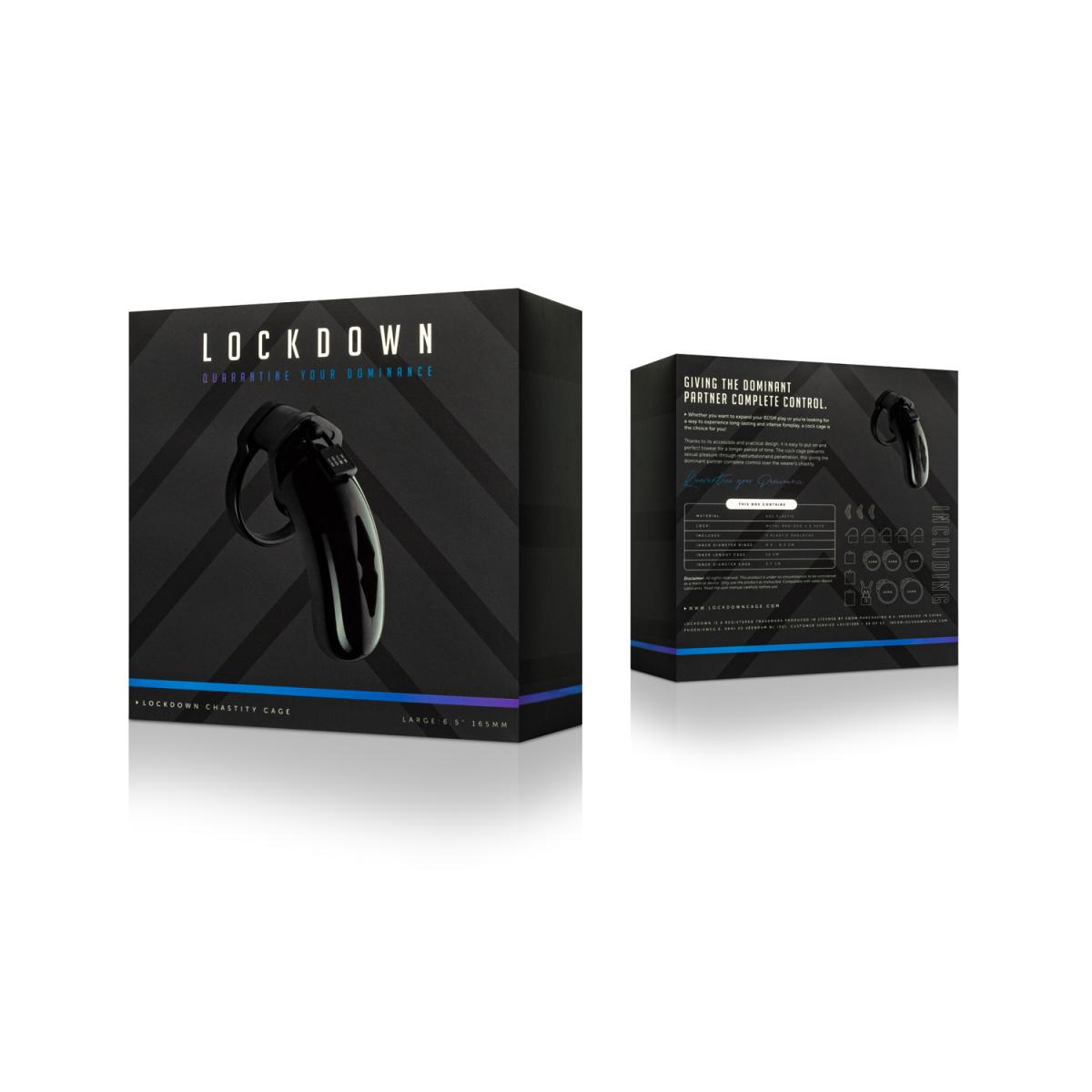 Lockdown Cock-Cage in Grösse "large"